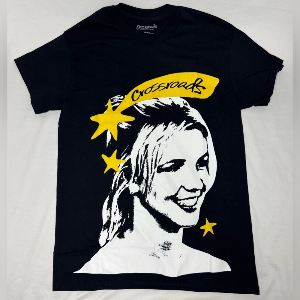 OFFICIAL Britney Spears Crossroads Black Graphic T-Shirt